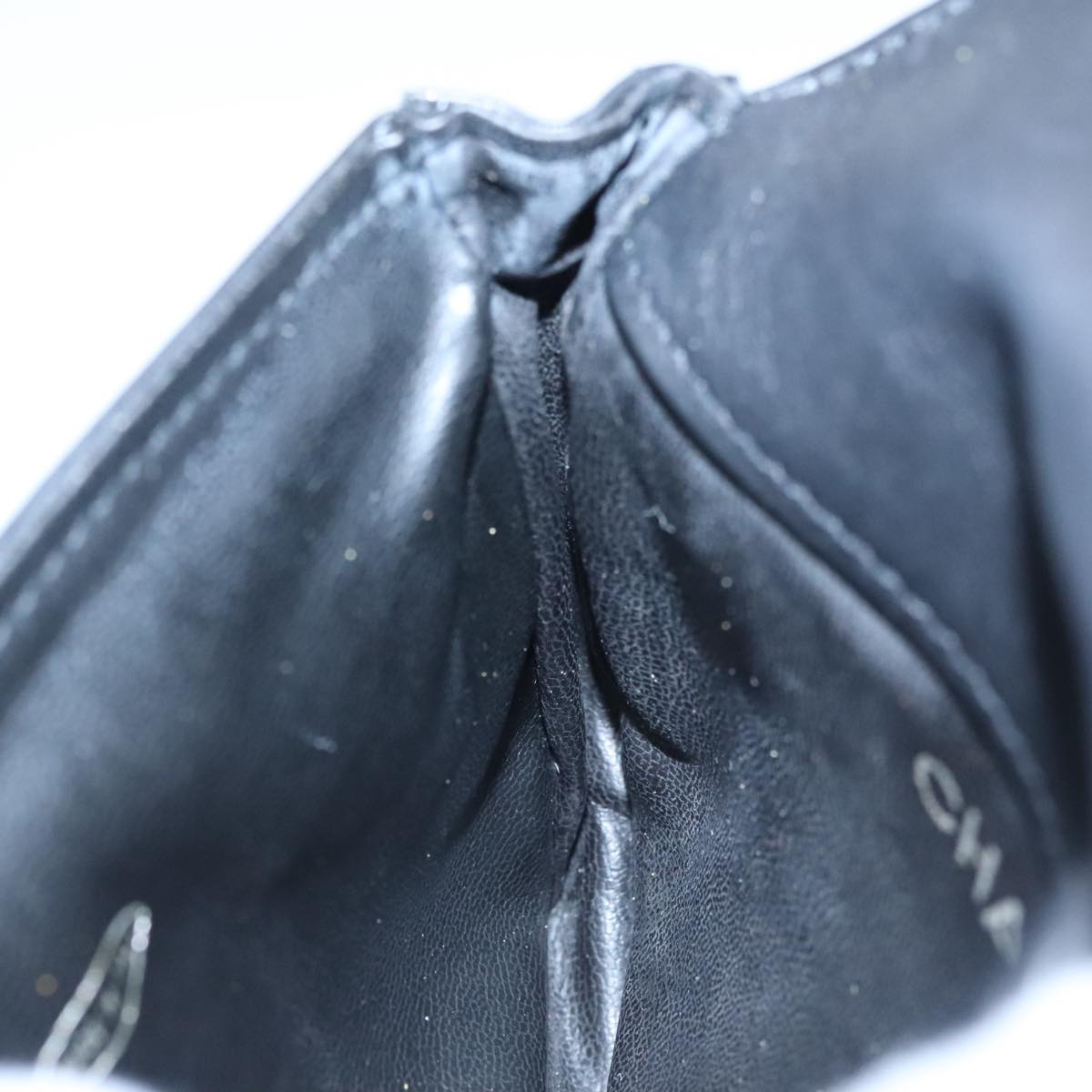 CHANEL Waist bag Lamb Skin Black CC bs21336