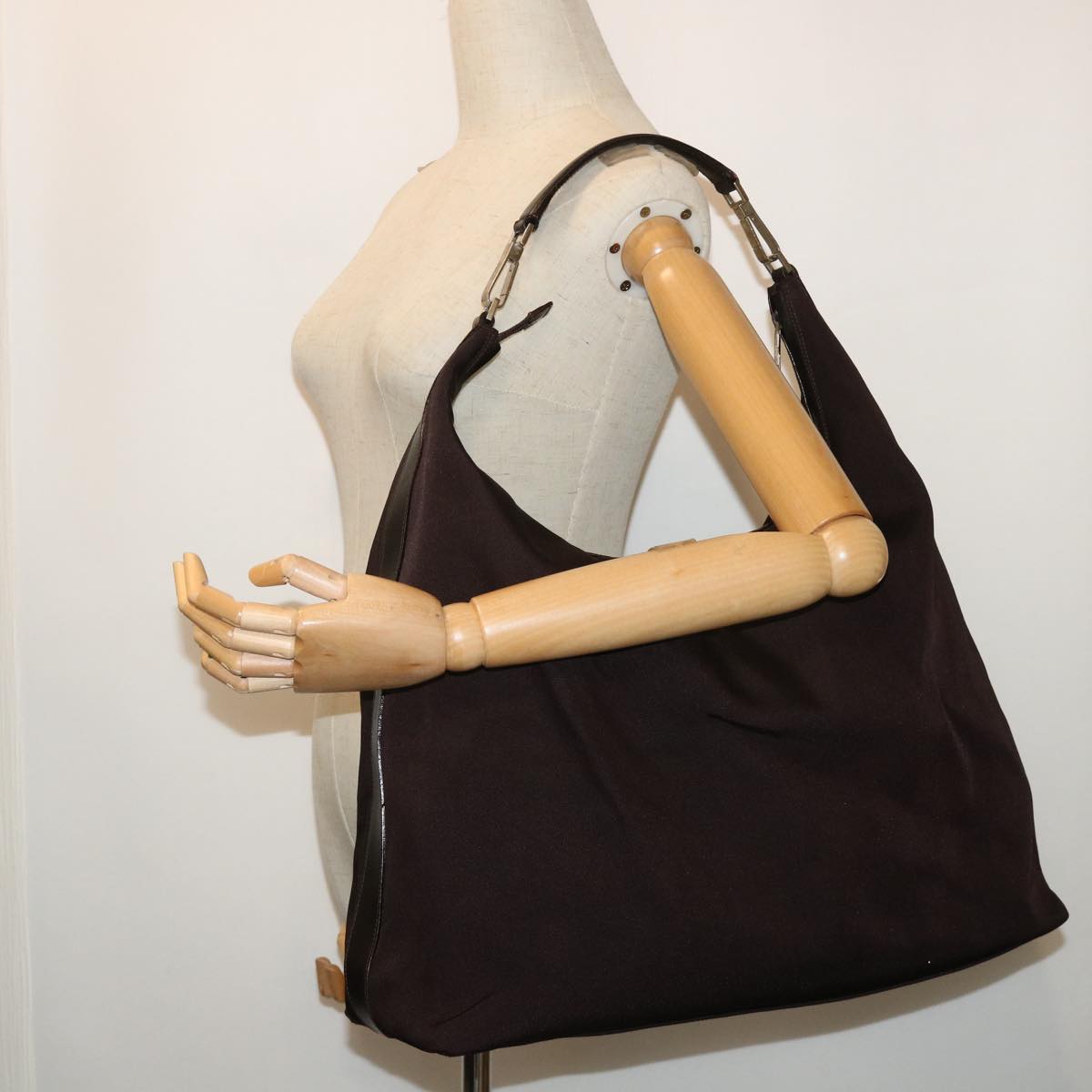 GUCCI Shoulder Bag Canvas Brown 001 3444 1956 bs7972
