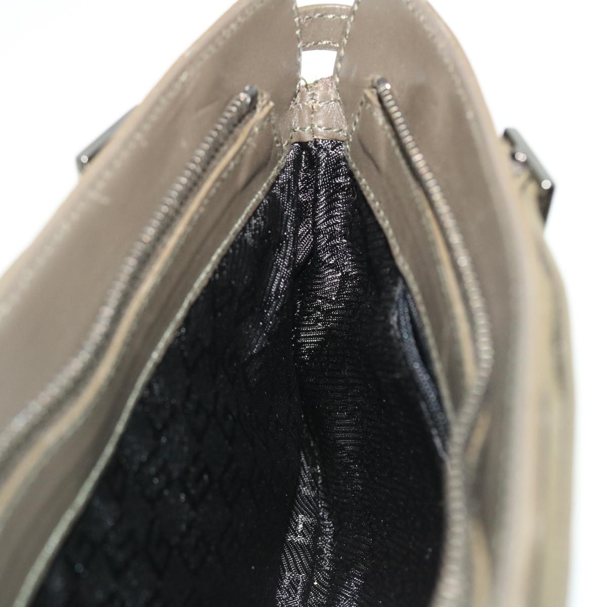 GUCCI Clutch Bag Canvas Gray bs8085