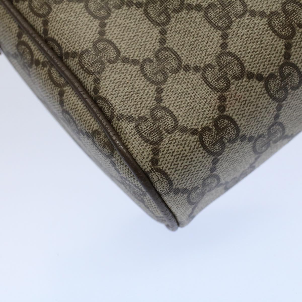 GUCCI GG Canvas Web Sherry Line Clutch Bag Beige Red Green 89 01 012 bs8258