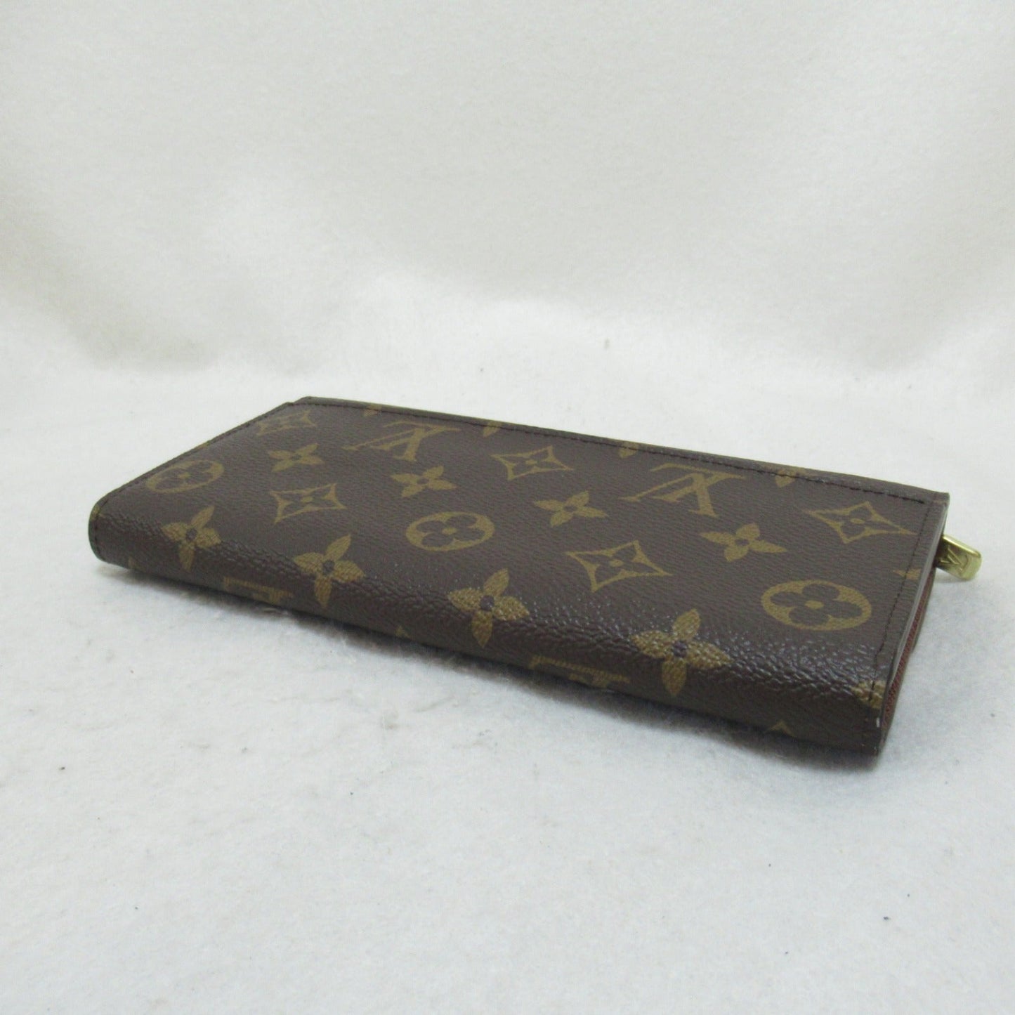 Louis Vuitton Portefolio Sarah Two Fold Wallet Two Folded Wallet Two Folded Wallet PVC Canvas Brown M60531