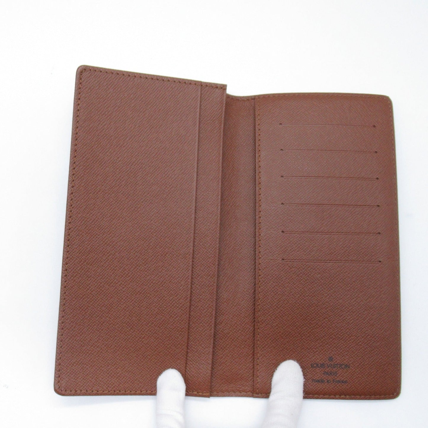 Louis Vuitton Louis Vuitton Portecourt Credy Double Fold Wallet Wallet PVC Coated Canvas Monogram Brown M60825