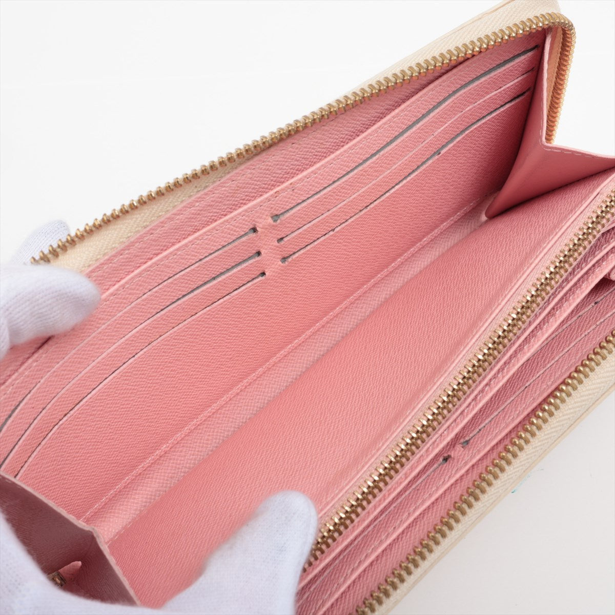 Louis Vuitton Damierazur N60139 Round Wallet