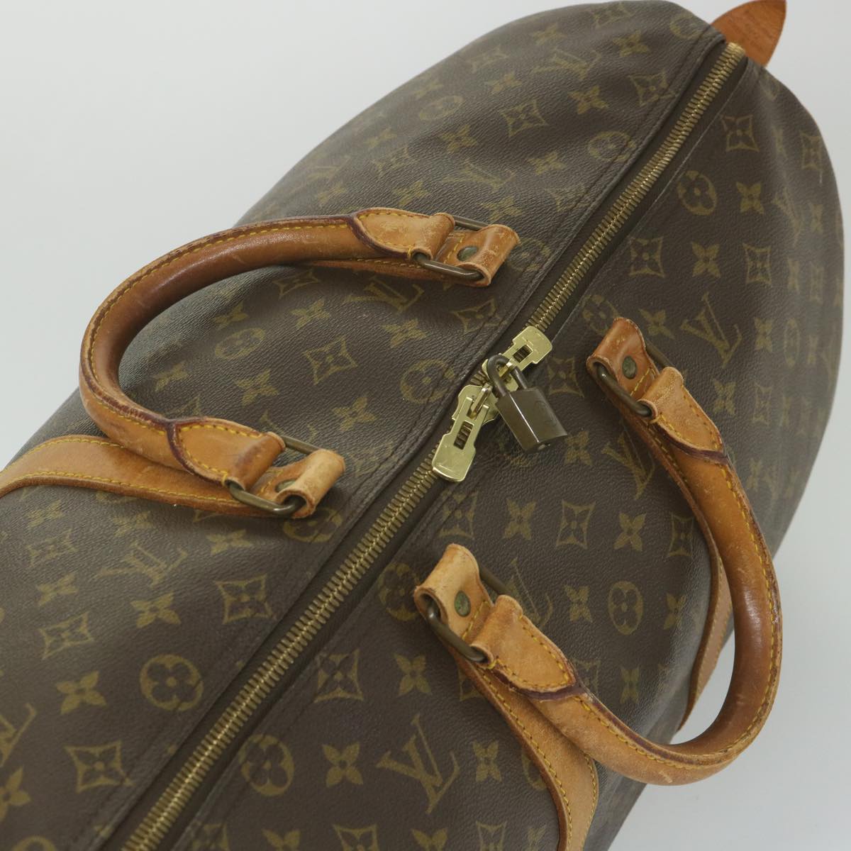 Louis Vuitton Keepall 50 Canvas Travel Bag ()