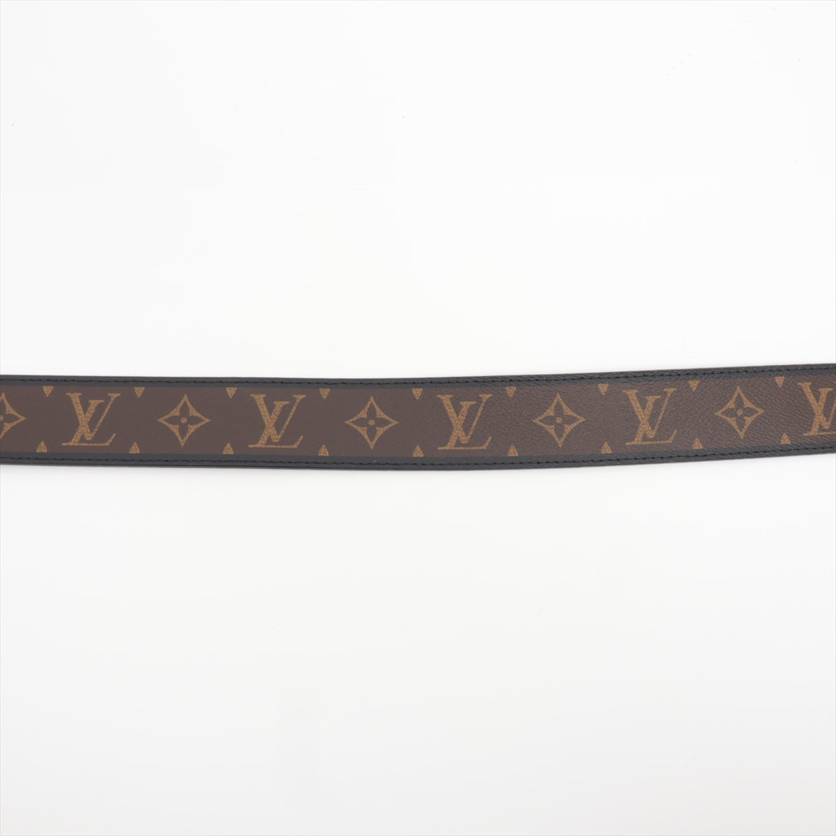 Louis Vuitton M9007 Sanctuary Riverso CT2176 Belt 110 PVC Leather Black × Brown