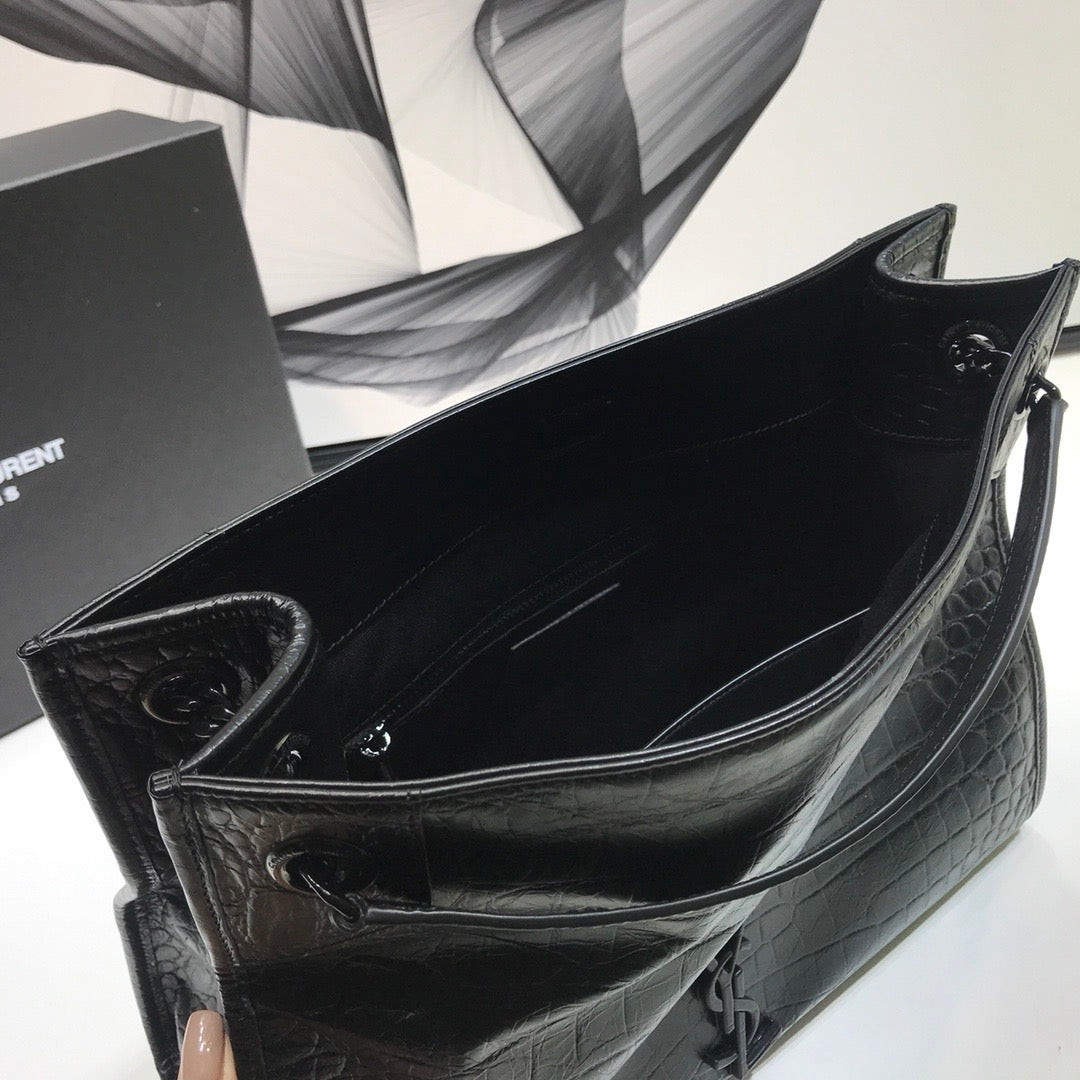 GLAMI Niki MeGLAMIum Shopping Bag Black For Women 12.6in/32cm YSLÂÂ