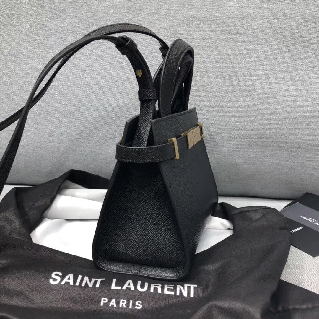 GLAMI Manhattan Nano Shopping Bag In Box Black For Women 8.2in/21cm YSL 5937410SX0W1000