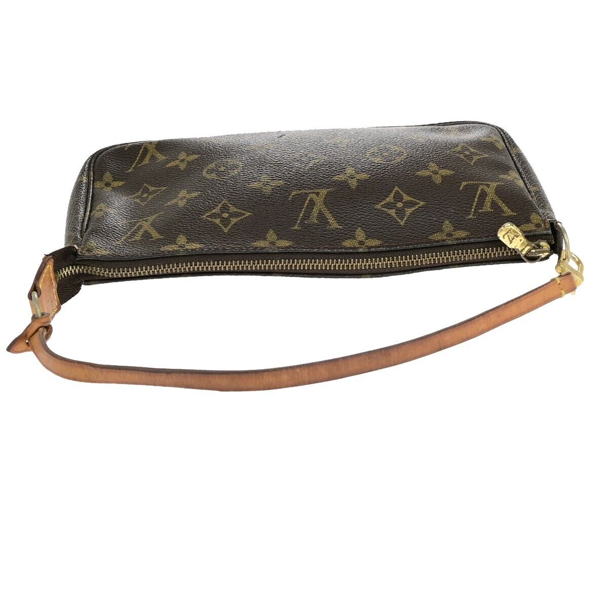 Louis Vuitton Pochette Accessoires Canvas Clutch Bag