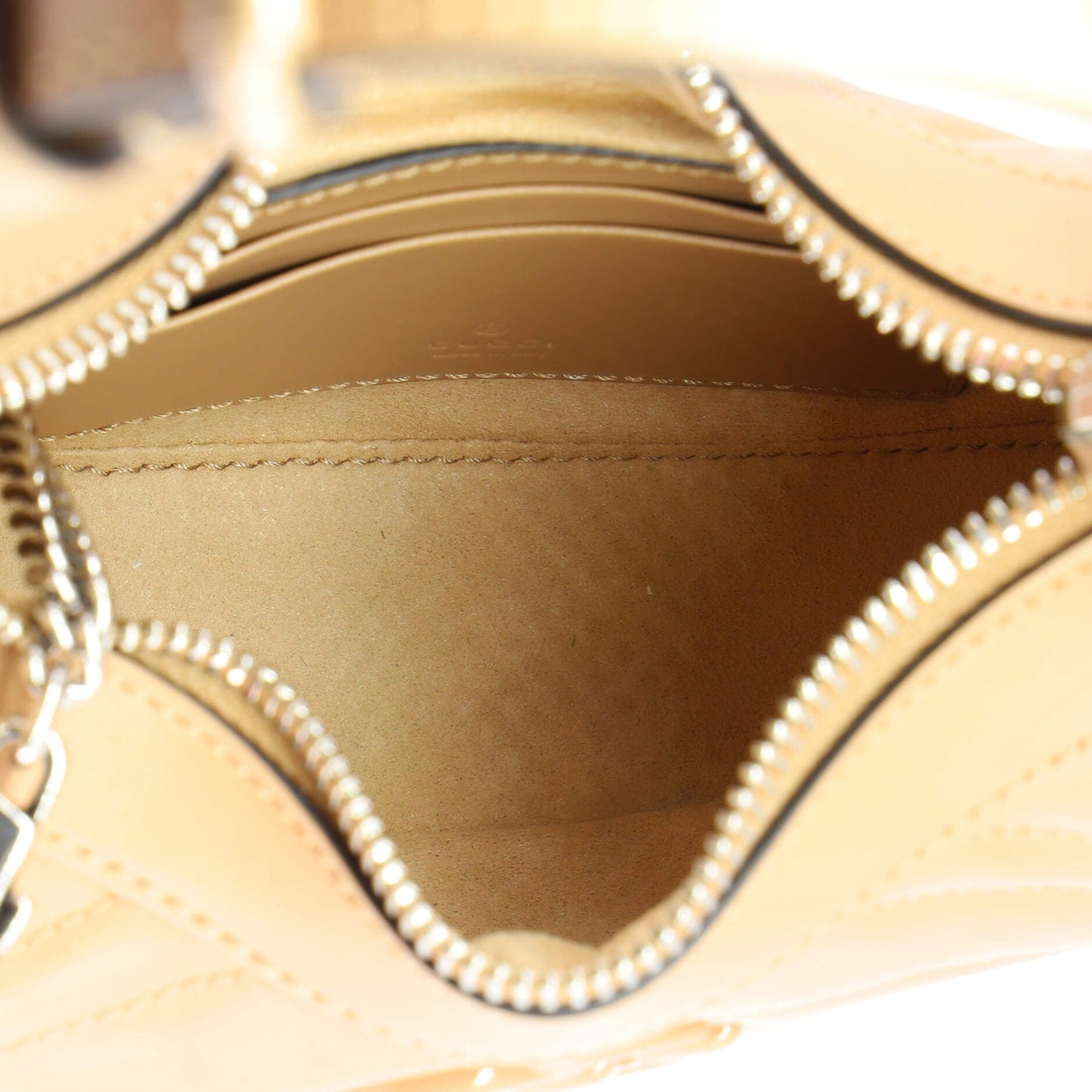GG Marmont Half Moon Hobo Leather Mini