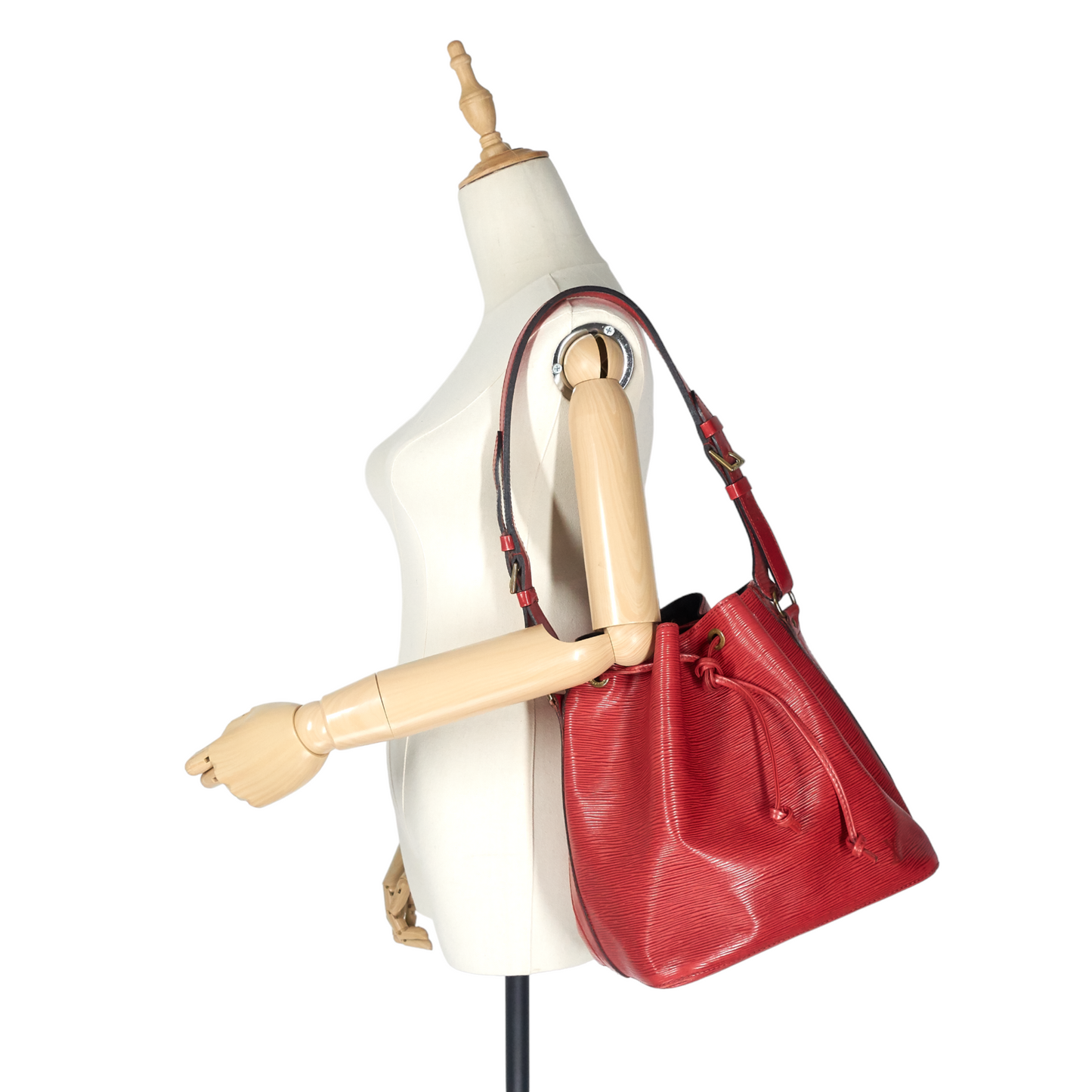 Louis Vuitto Noe Large Red Epi Leather Bag