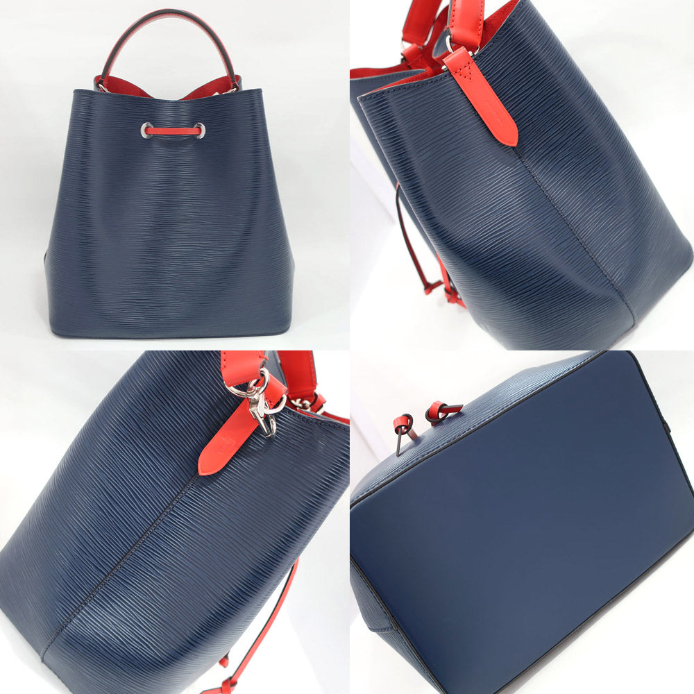 Louis Vuitton Bag Neonoe M54367/ Epi Leather Andigoblue/Red Silver G Woman 2WAY Hand/Shoulder Console Only