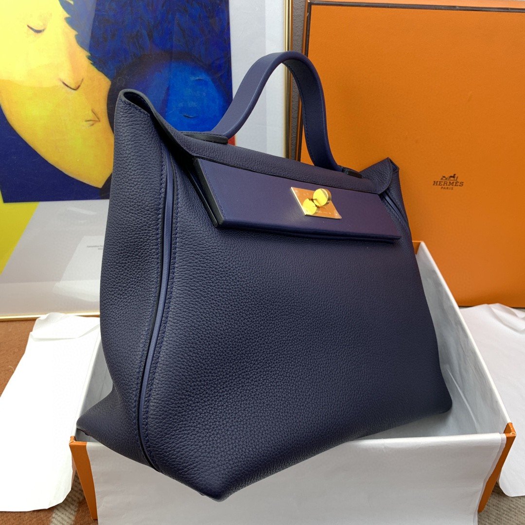 GLAMI 24/24 Evercolor Swift Navy Blue For Women, Handbags, Shoulder Bag 11.4in/29cm