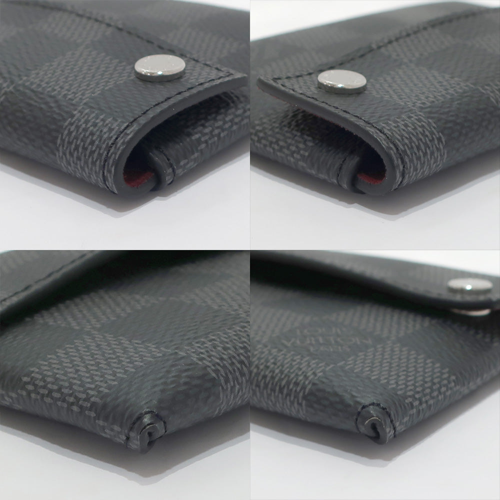 Louis Vuitton Alma Triple Pochette N60255 Damiet Silver Clutch Bag Mens Box Preservation Bag