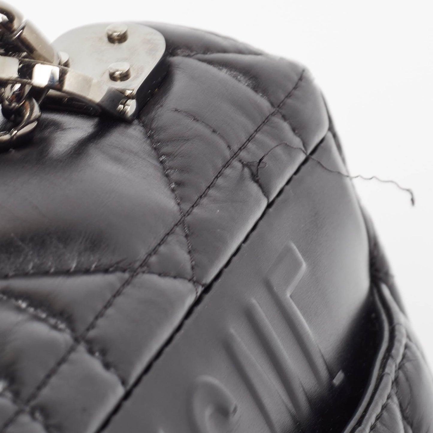 Dior Cannage Leather Medium Caro Shoulder Bag
