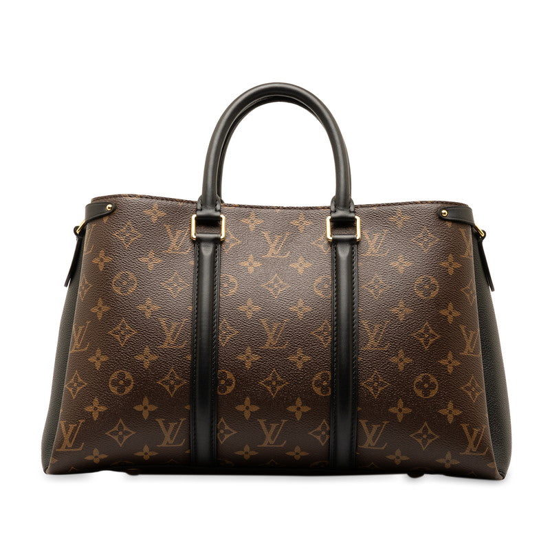 Louis Vuitton Monogram Suffro NV MM Handbag Shoulder Bag 2WAY M44817 Noir Brown PVC Leather Louis Vuitton