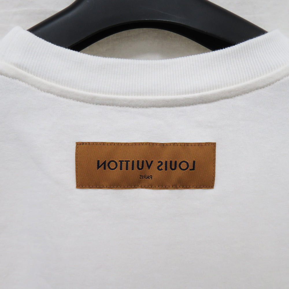 Louis Vuitton Rainbowprint 1AB4UQ y Cotton Size M White HOY78WNPL Tops Apparel