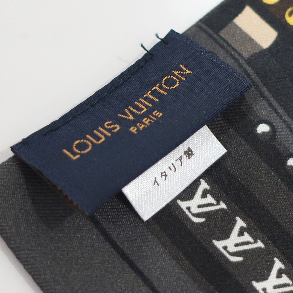 Louis Vuitton M70853 Brown Monogram Silk 100% Fashion Women Dress Little Other Only Console