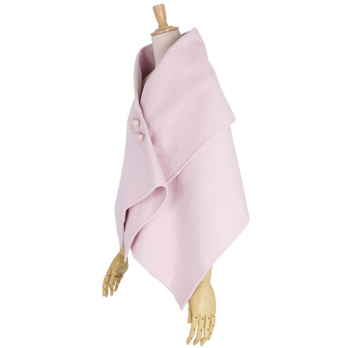 Louis Vuitton Poncho Cape Cashmere Landless Togul Italian-made pink