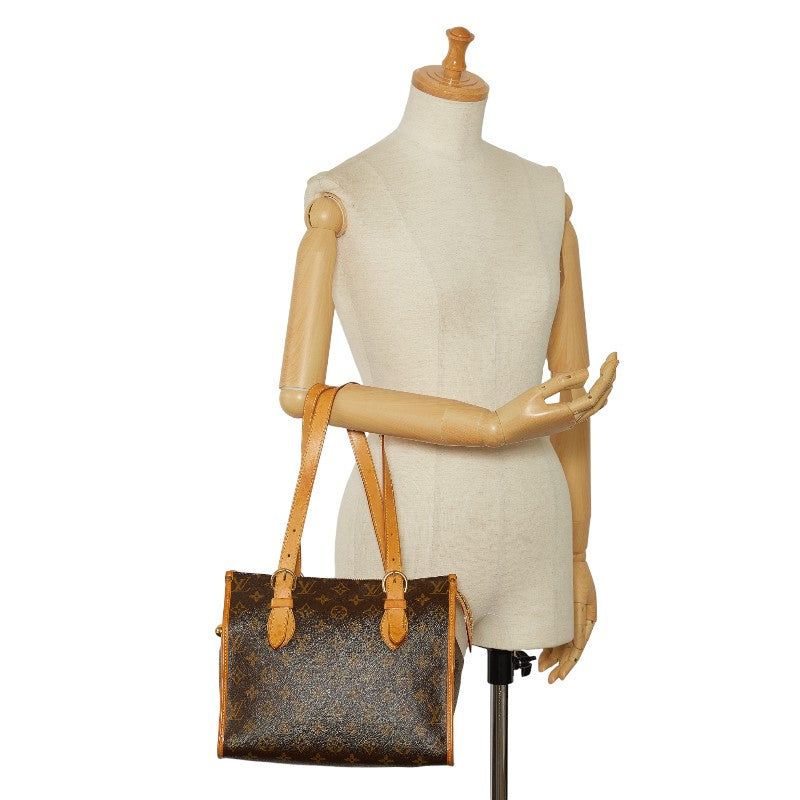 Louis Vuitton Monogram Popcorn Shoulder Bag M40007 Brown PVC Leather Louis Vuitton