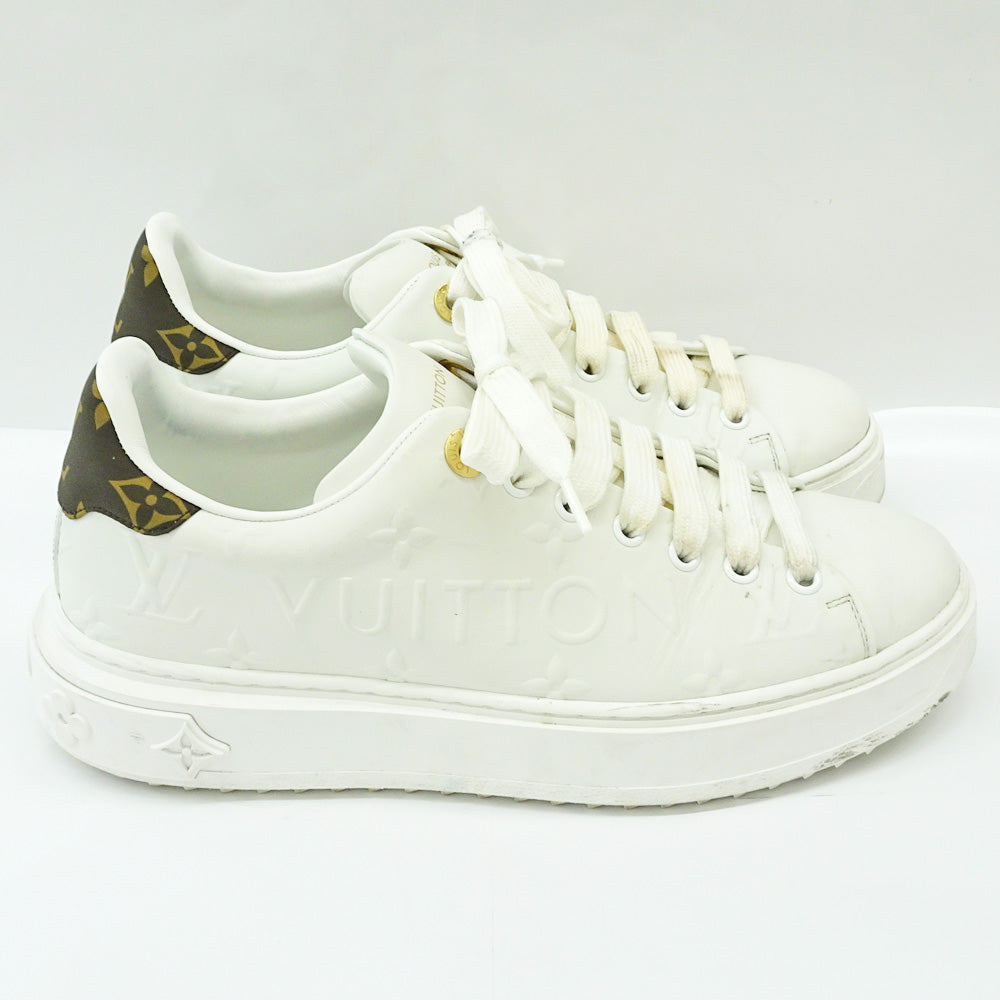 Louis Vuitton 1AAP6F 37 Monogram ather Bronze Apparel Women's Shoes