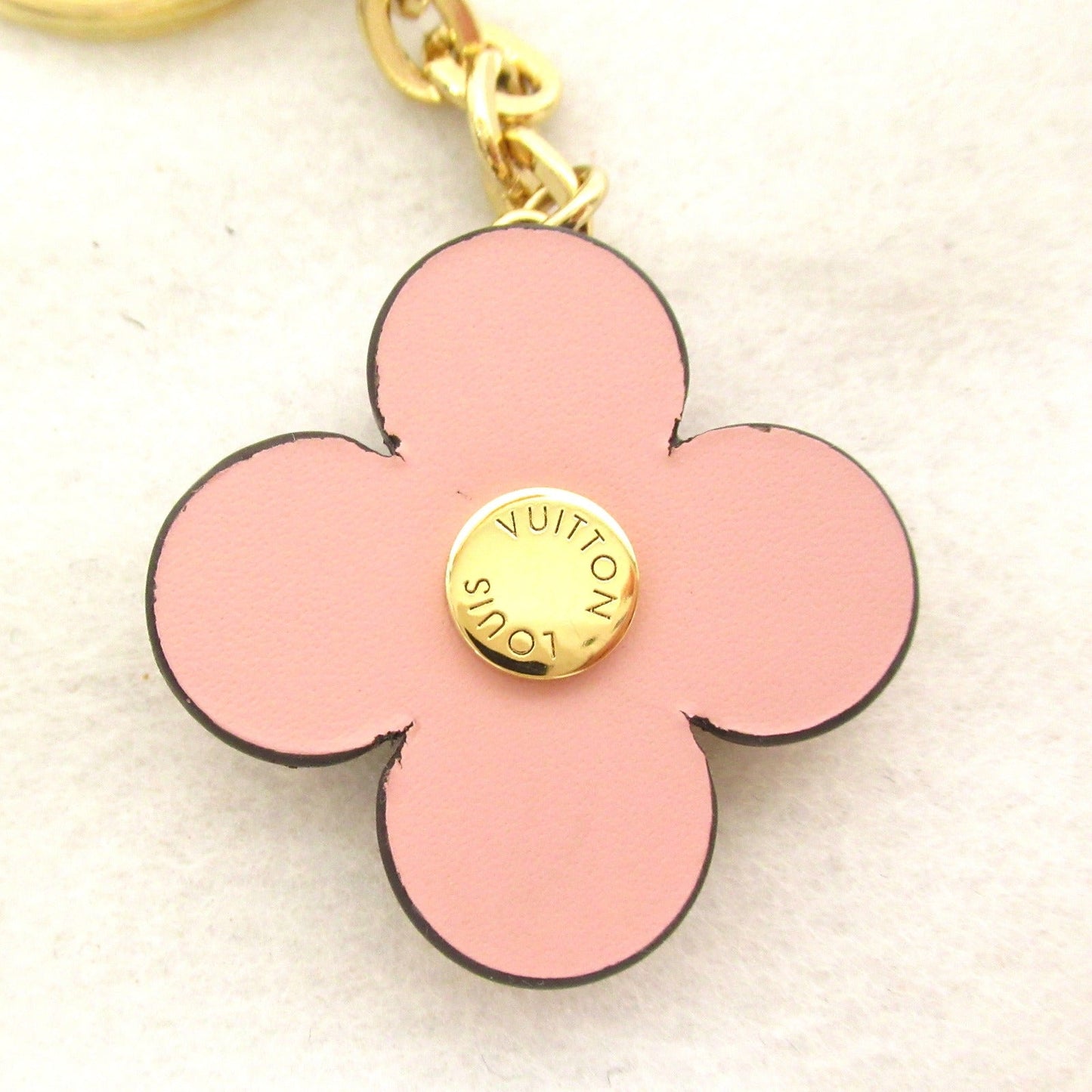 Louis Vuitton Louis Vuitton Keyring Accessoires GP (Gen ) Gold M63085 Pink