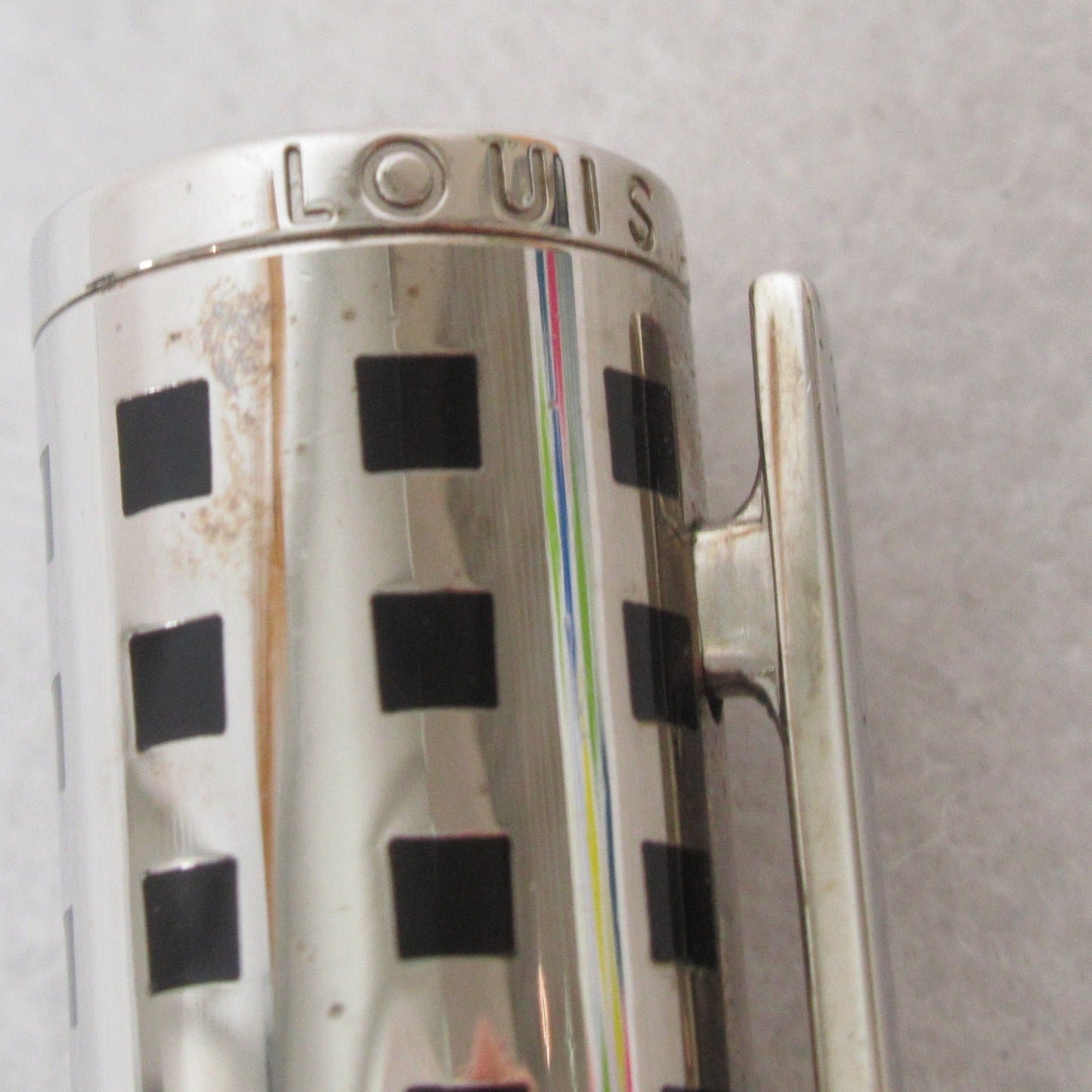 Louis Vuitton Louis Vuitton Jet Track Ball Pen Ball Pen Accessories Black/Silver N79311