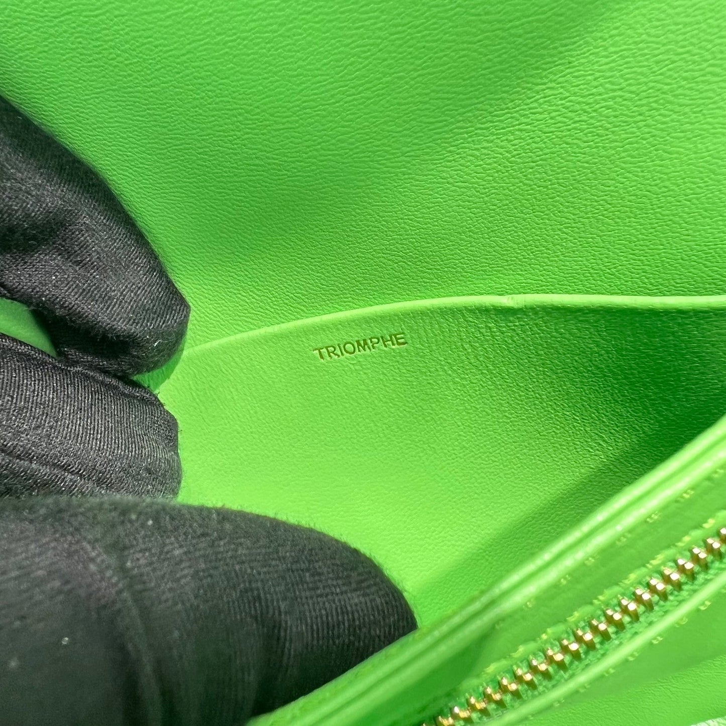 GLAMI Classique Cuir Triomphe Bag Green For Women 9in/22cm