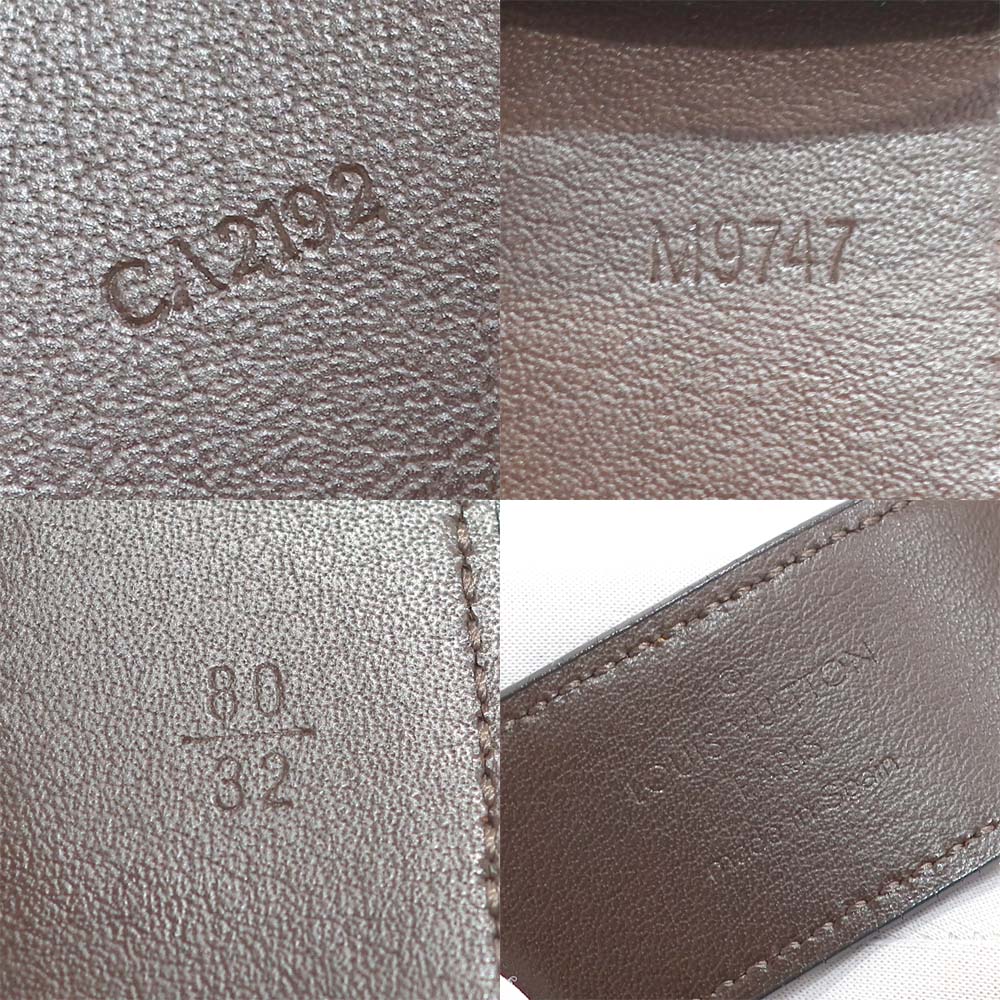 Louis Vuitton Belt Sanctuary M9747 Monogram Emplant G 80/32 93cm Women Only