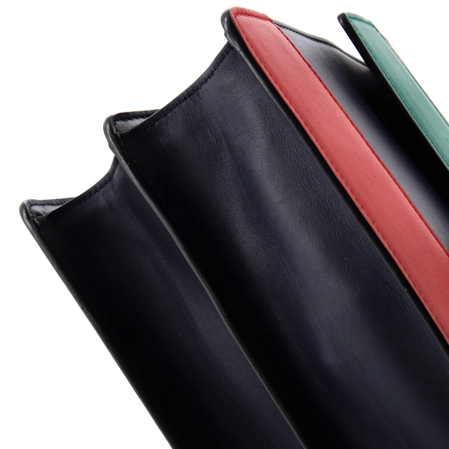 Dionysus Bamboo Top Handle Bag Colorblock Leather Medium