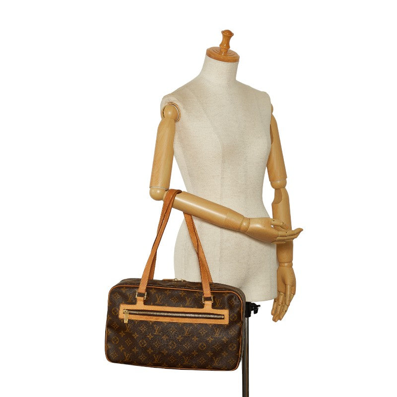Louis Vuitton Monogram City GM Handbag M51181 Brown PVC Leather Louis Vuitton