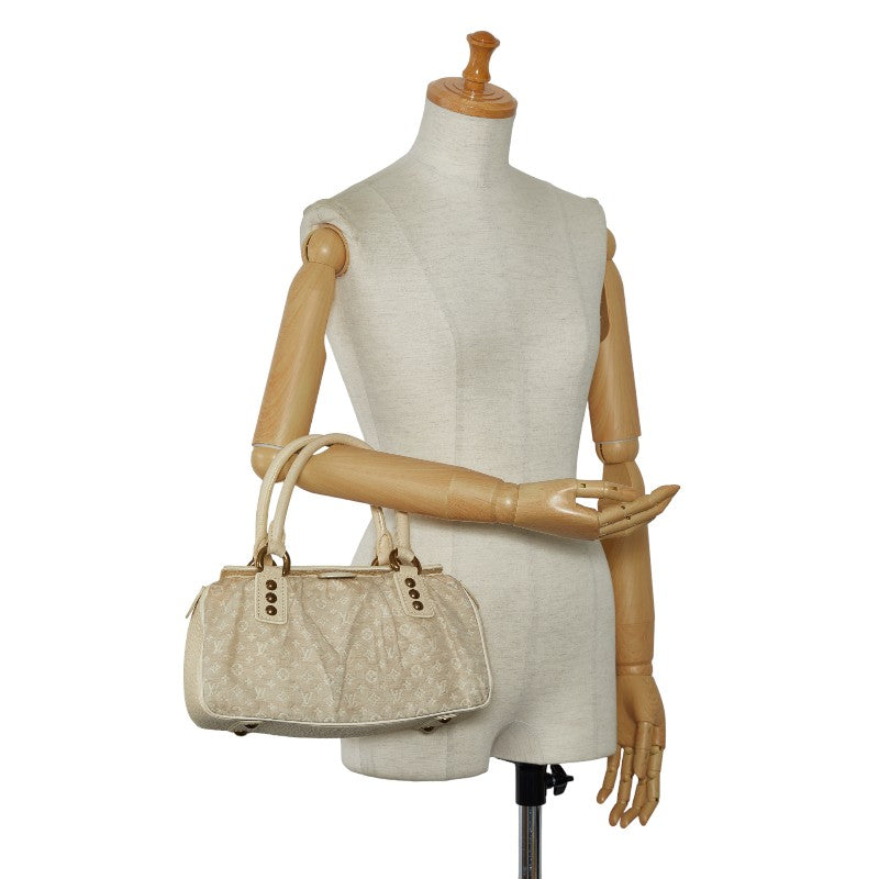 Louis Vuitton Monogram Mini M40061 Handbag Leather/Candy Dune Beige Ladies, Paris