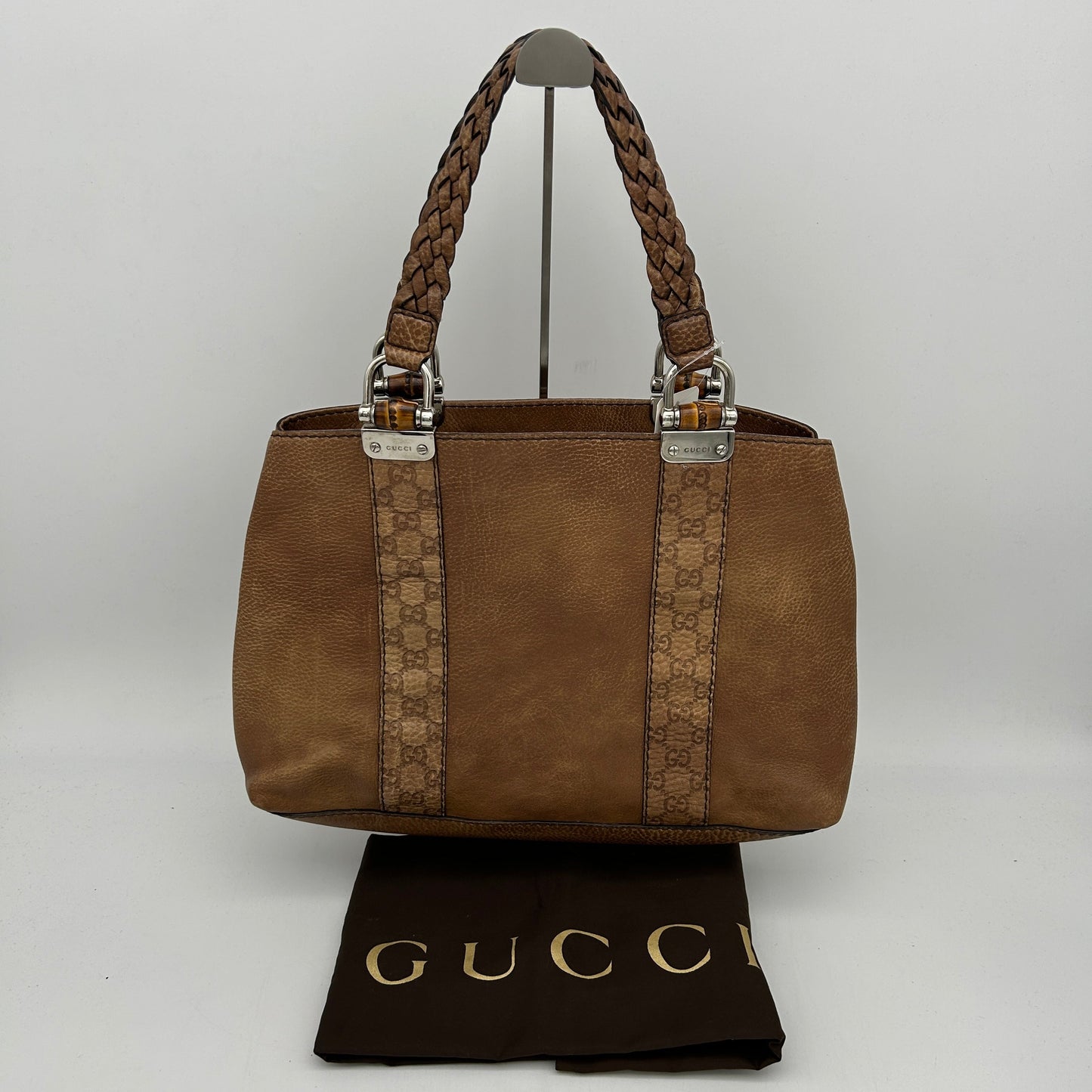 GLM-- Bamboo Bar Brown Medium Tote Bag