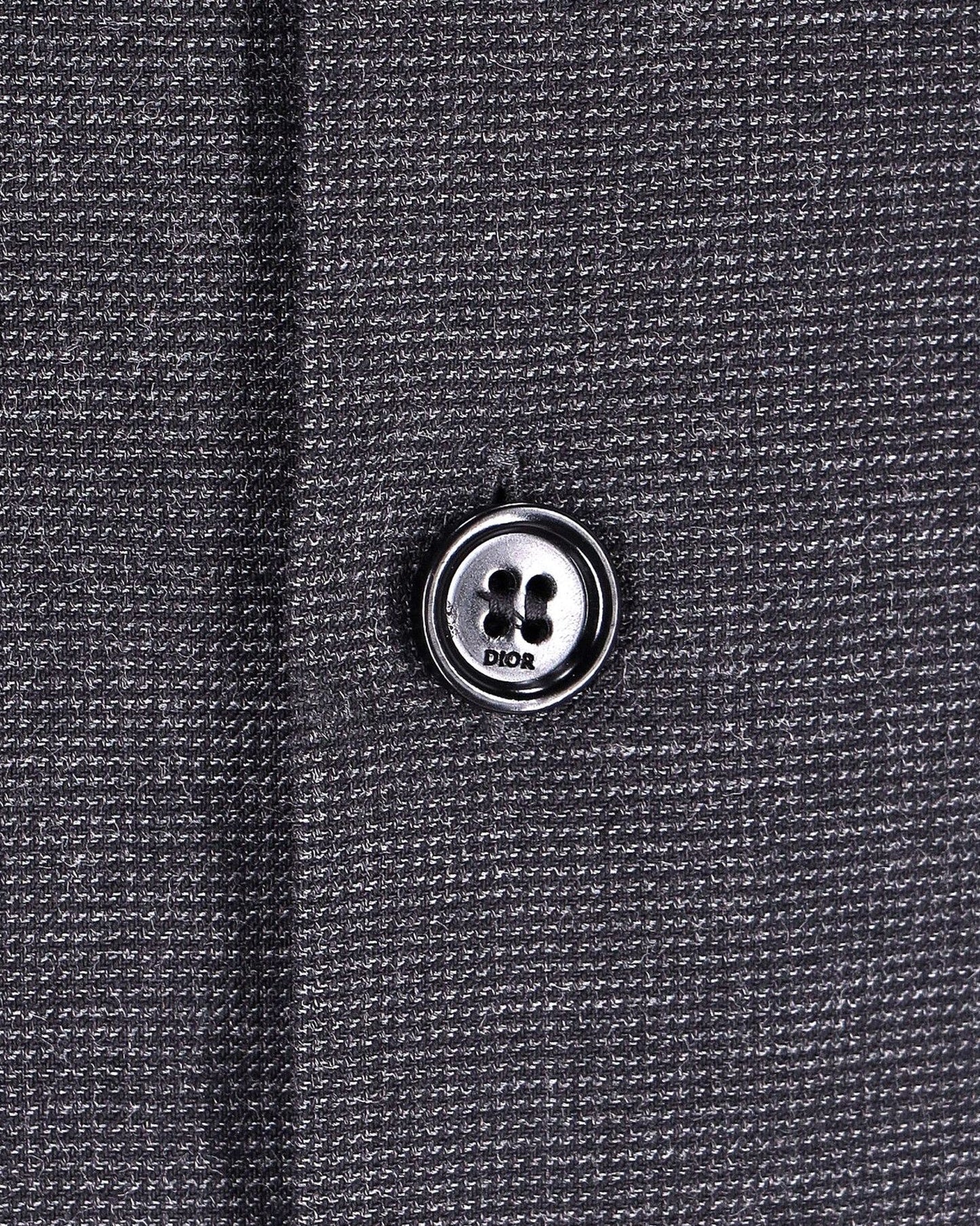 Dior Button Down Shirt in Dark Grey Laine