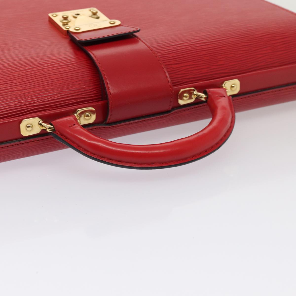 Louis Vuitton Serviette Leather Briefcase Bag