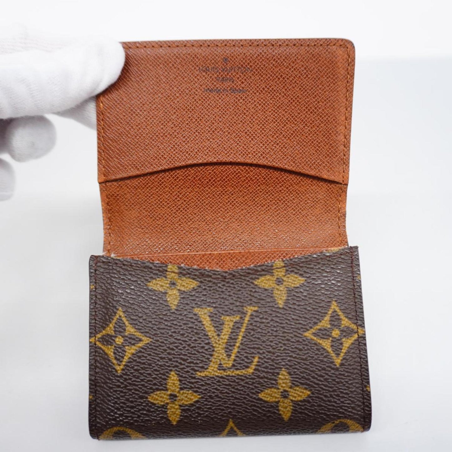 Louis Vuitton Enveloppe Carte De Visite Canvas Wallet ()