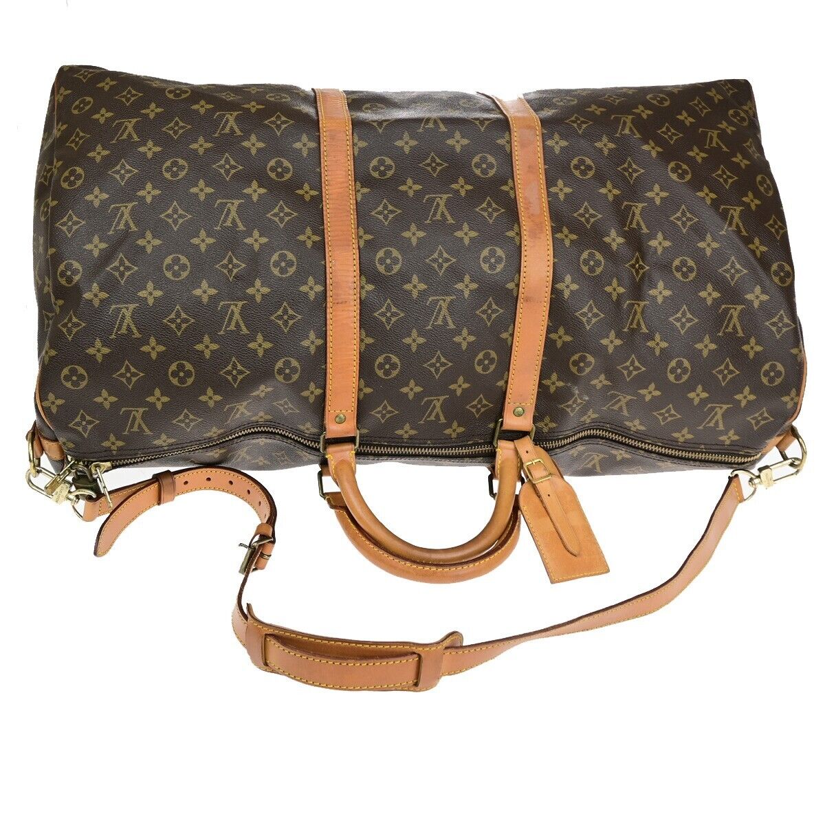 Louis Vuitton Keepall Bandoulière 60 Canvas Travel Bag