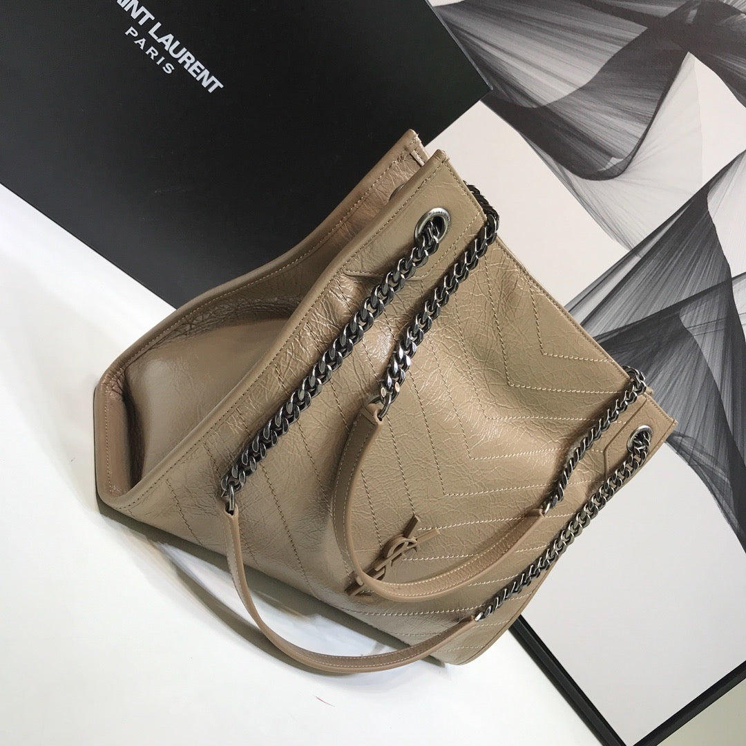 GLAMI Niki MeGLAMIum Shopping Bag Beige For Women 12.6in/32cm YSL