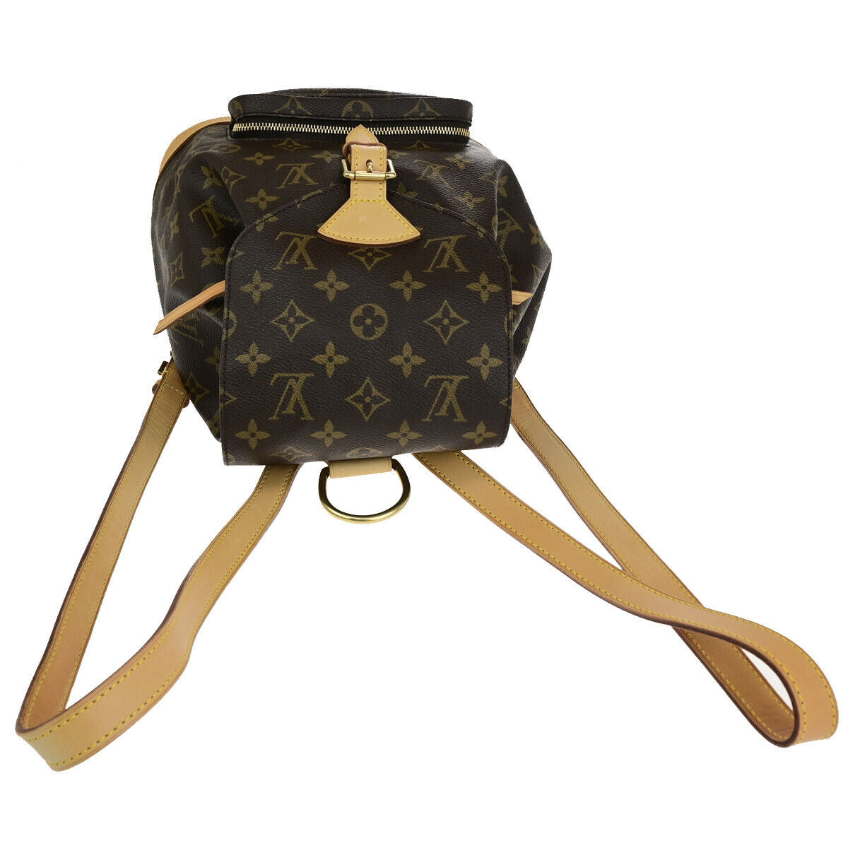 Louis Vuitton Montsouris Mm Canvas Backpack Bag