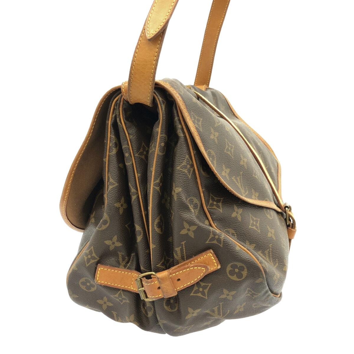 Louis Vuitton Saumur 35 Canvas Shoulder Bag ()