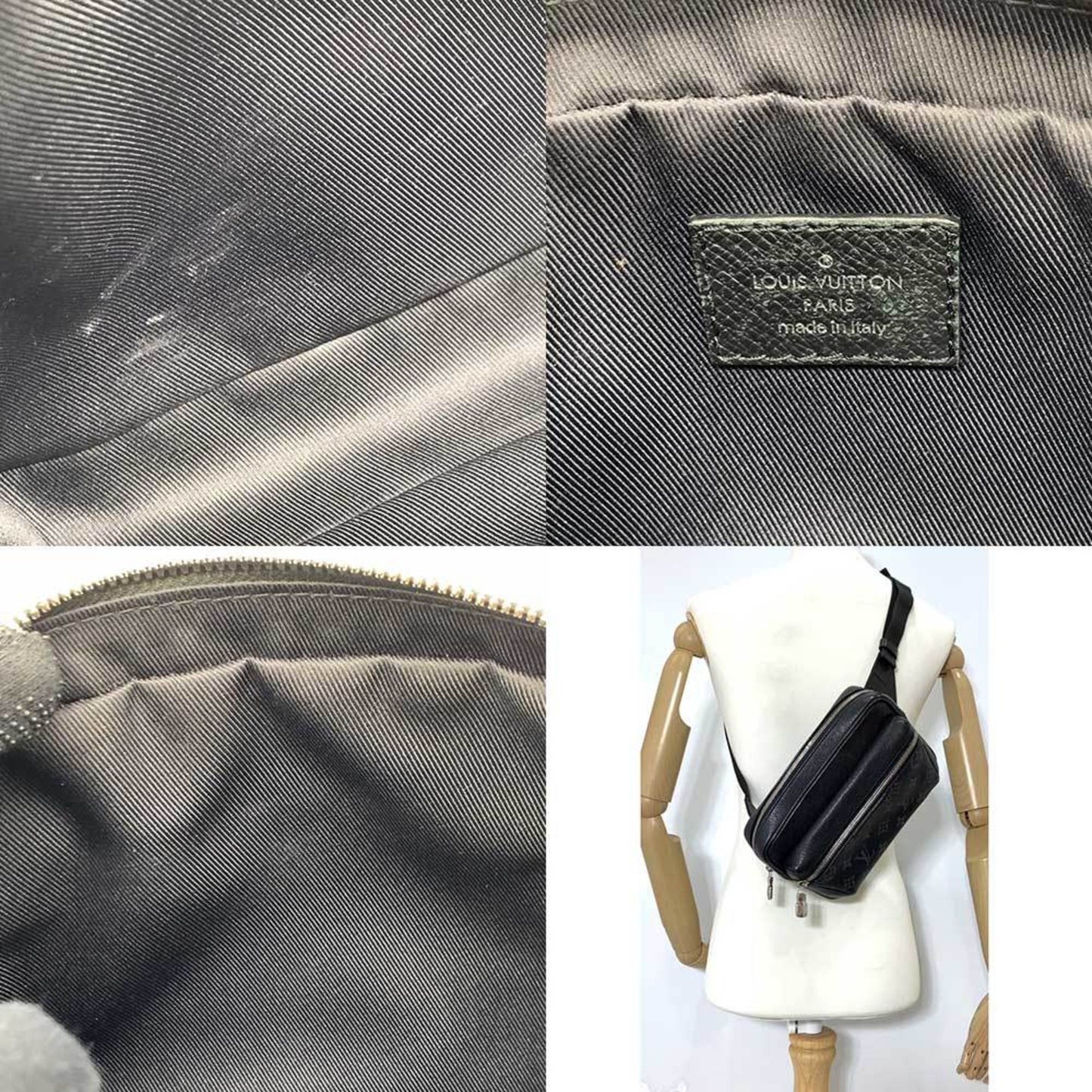 Louis Vuitton Bum Bag Canvas Clutch Bag ()