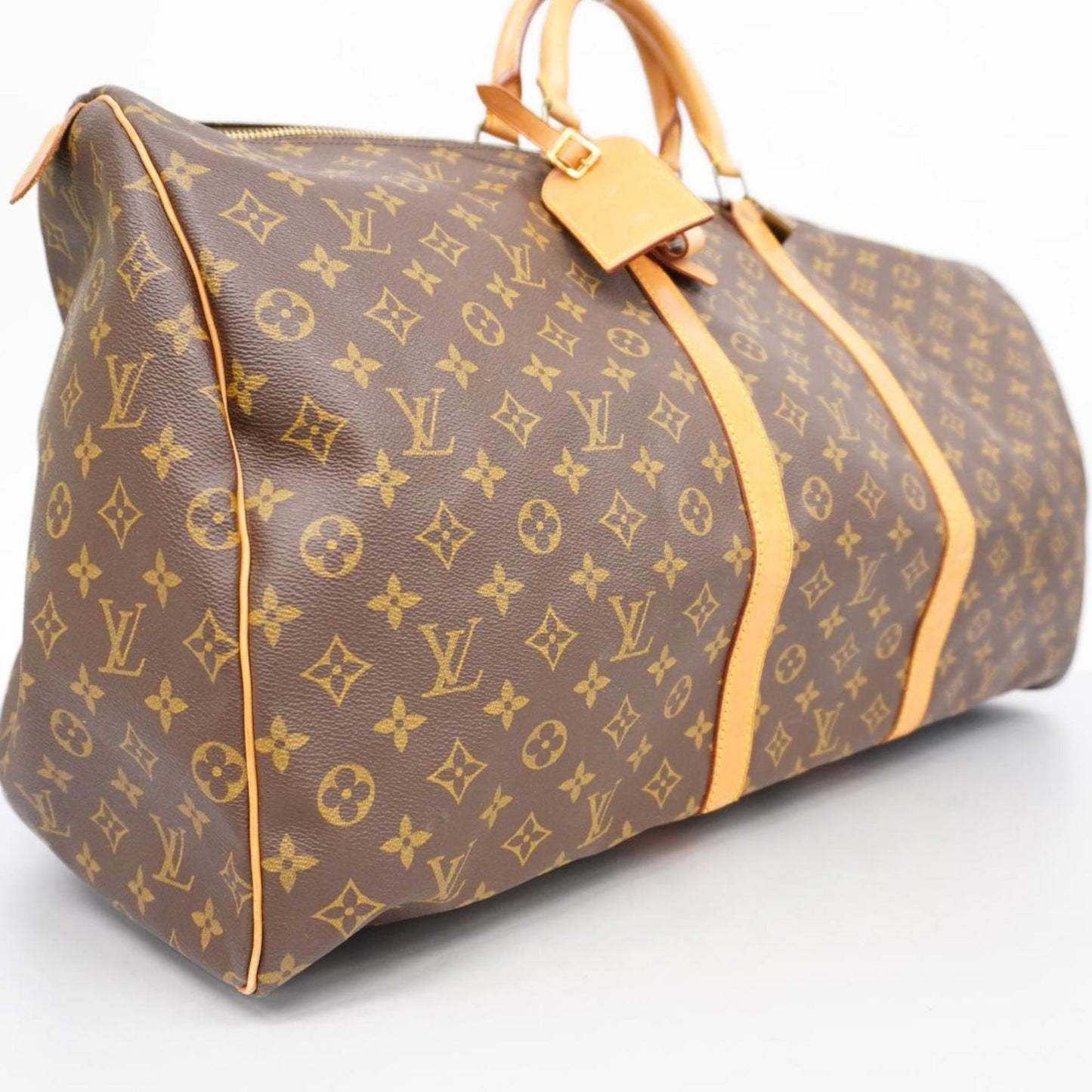 Louis Vuitton Keepall 60 Canvas Travel Bag ()