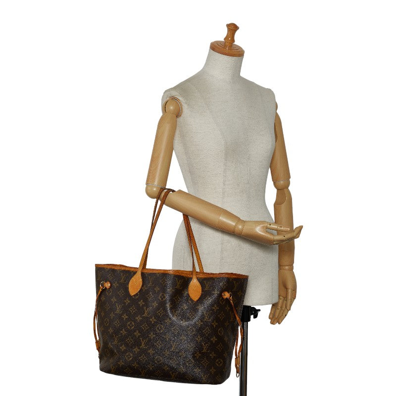Louis Vuitton Monogram Newark GM Tote Bag M40157 Brown PVC Leather Louis Vuitton