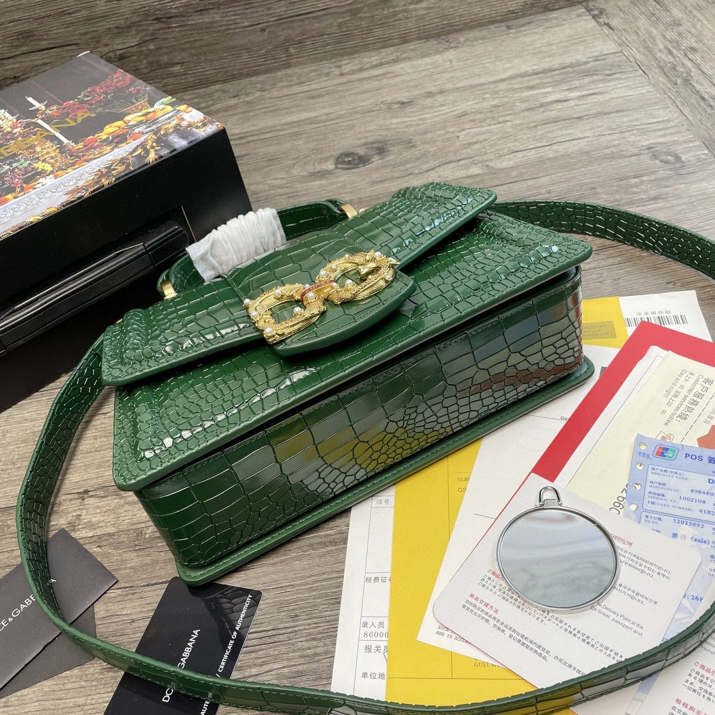 GLAMI Print GLAMI Girls Bag Green For Women 10.6in/27cm GLAMI