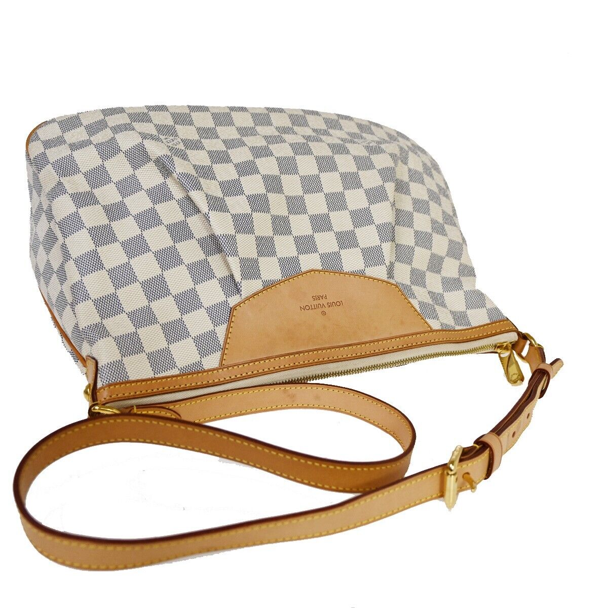 Louis Vuitton Siracusa Canvas Shoulder Bag ()