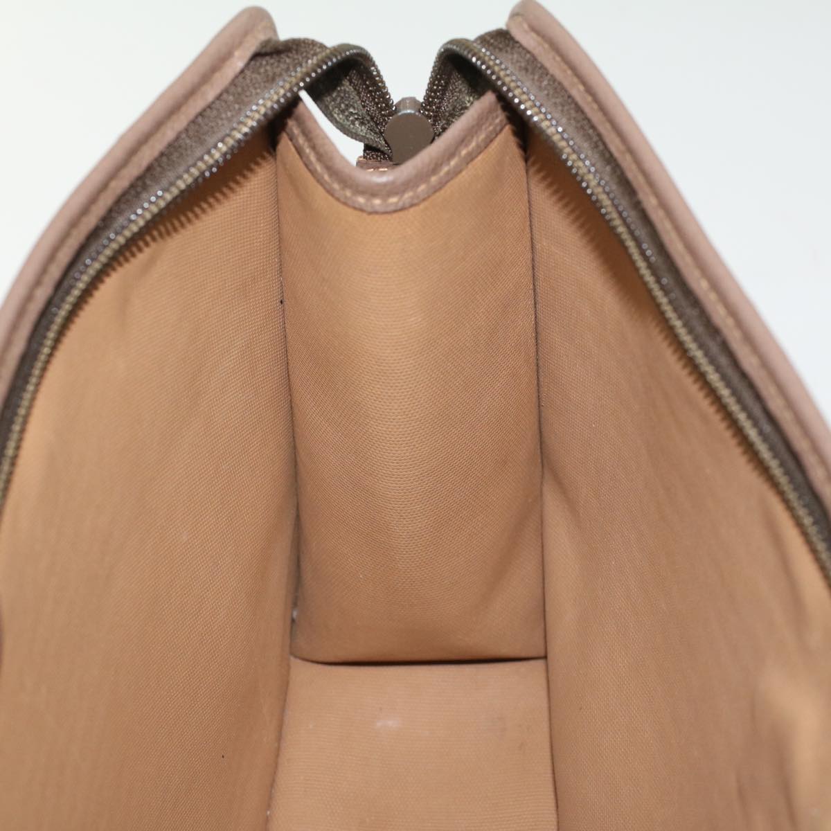 GUCCI GG Canvas Clutch Bag PVC Leather Beige 014-270-6053 ep1244
