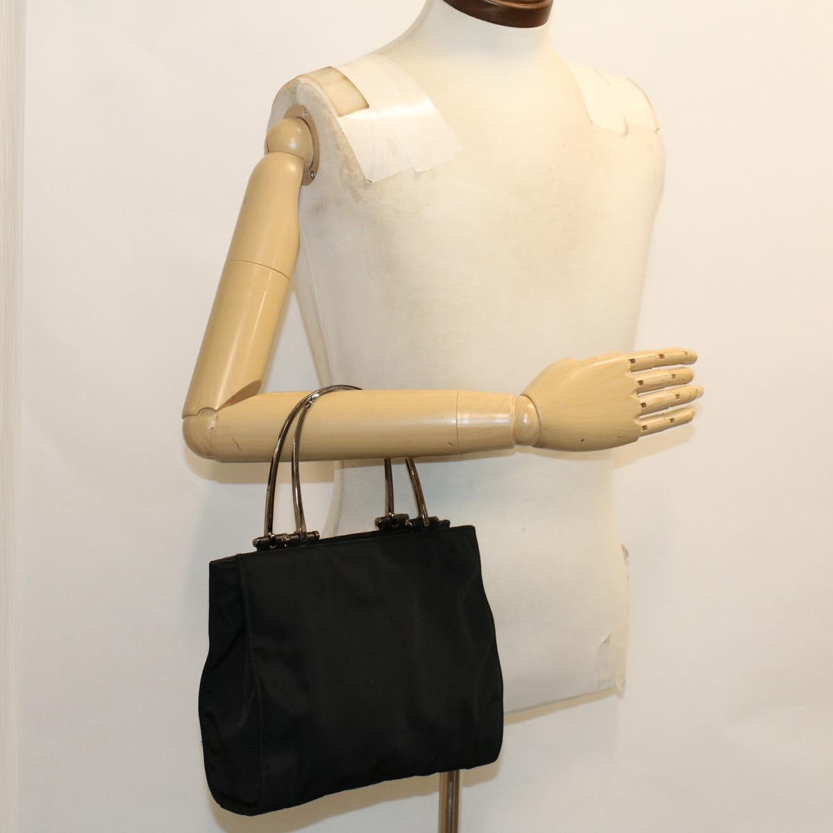 GUCCI Hand Bag Canvas Black 002•1024 1705 ep1338