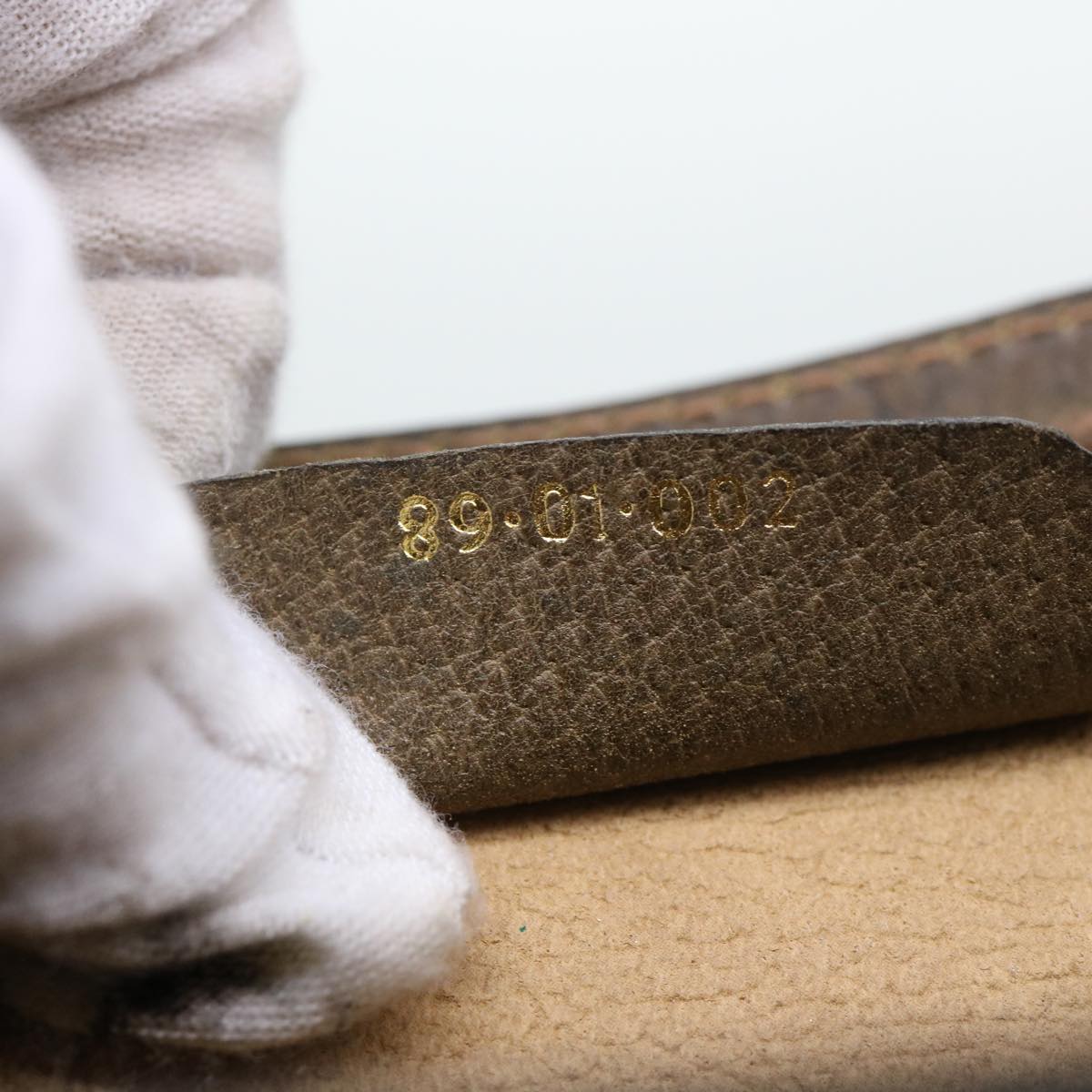 GUCCI GG Canvas Web Sherry Line Clutch Bag Beige Red Green 89 01 002 ep1566