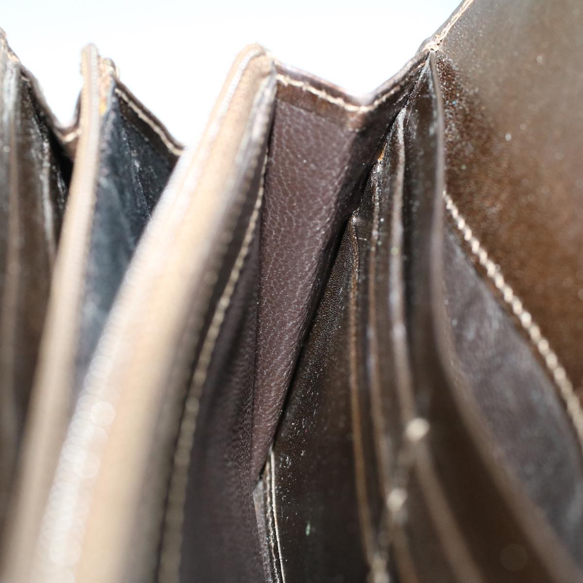 GUCCI GG Canvas Guccissima Long Wallet Brown 274430 ep1661