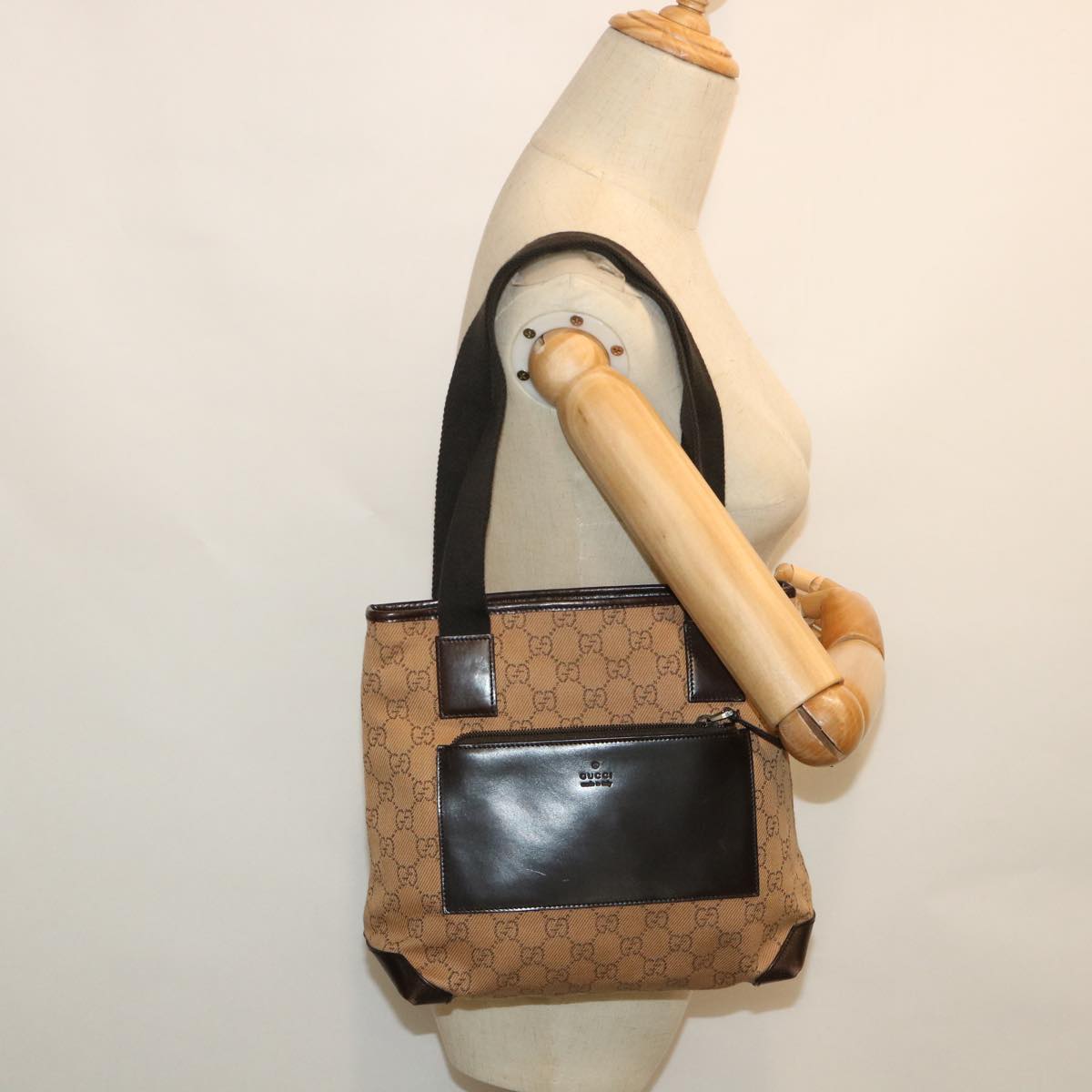 GUCCI GG Canvas Tote Bag Beige ep1804