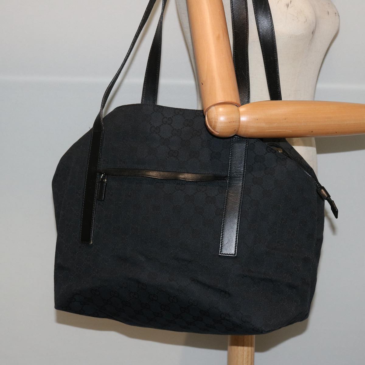 GUCCI GG Canvas Tote Bag Black 019 0493 1669 ep4084